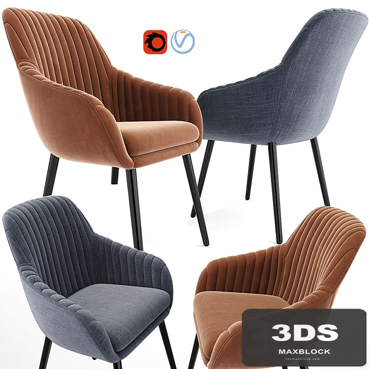 Rochelle Strip Lounge Chair 02