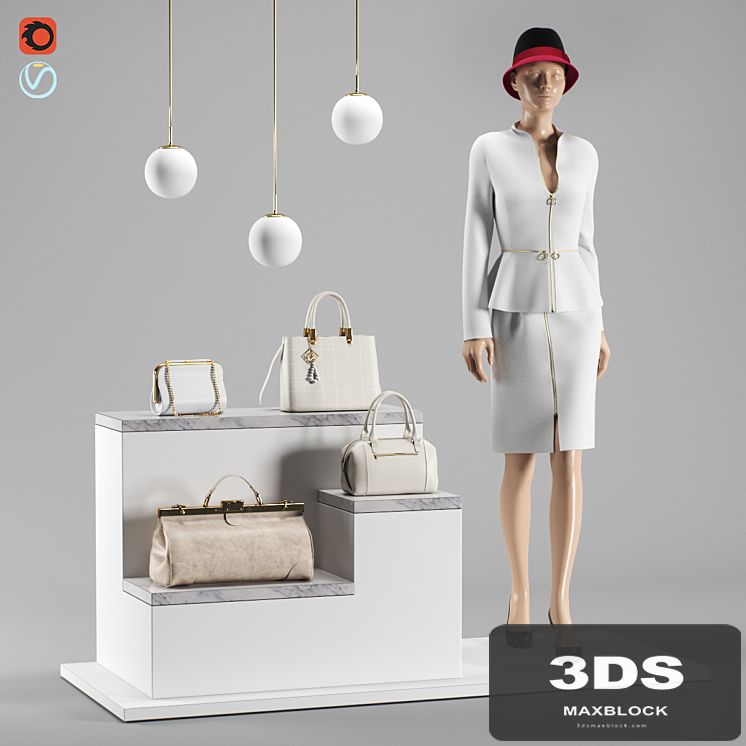 Accessories for boutique. Set 2