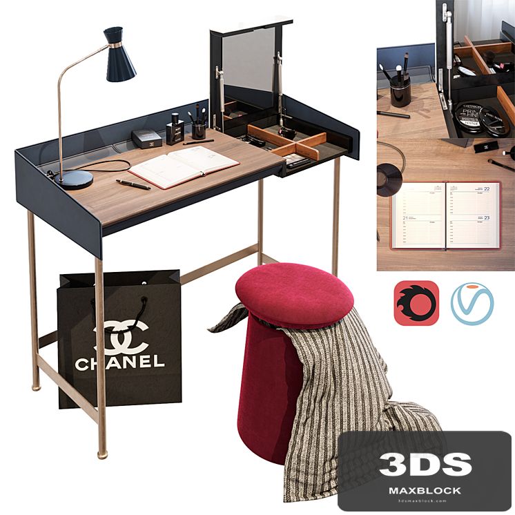 Bontempi Casa Secret Desk