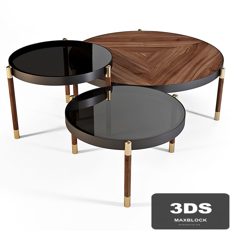 Meroni and Colzani: Coffee Tables - Sanremo