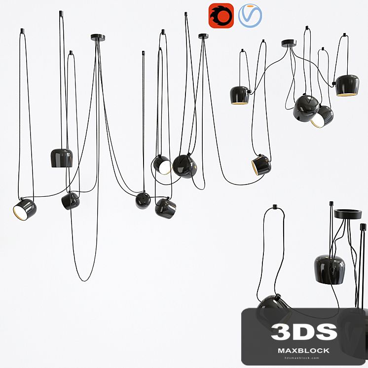 Aim pointed lighting set