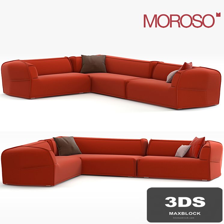 Corner sofa Moroso Massas