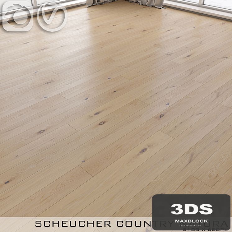 Parquet board Scheucher Valletta Oak Country Natura