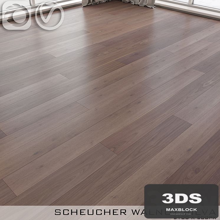 Parquet board Scheucher Walnut Silva