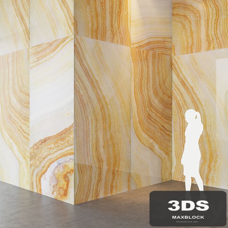 Fiandre Precious Stones YELLOW ONIX 300x150 cm onyx slab Tile Set