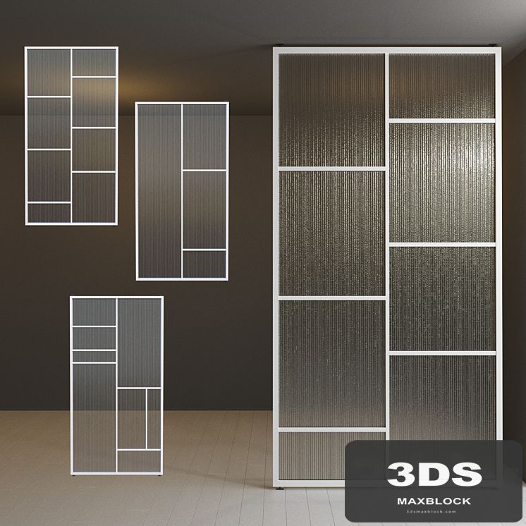 Glass partition door 31