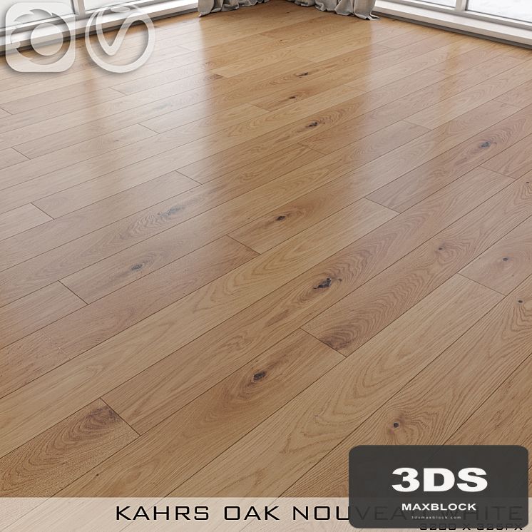Parquet Kahrs Oak Nouveau White