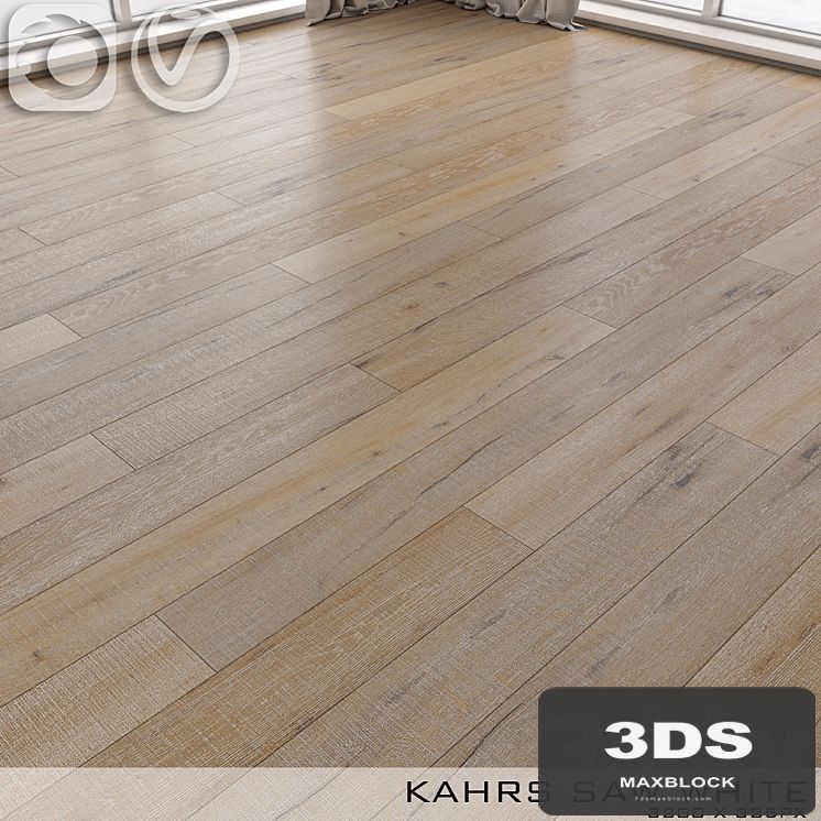 Parquet Kahrs Oak Saw White