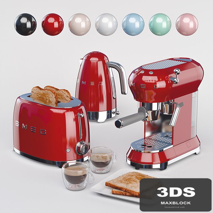 Set of kitchen appliances SMEG