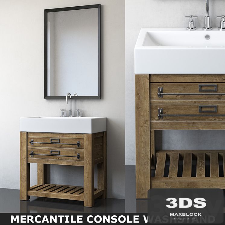 MERCANTILE CONSOLE WASHSTAND
