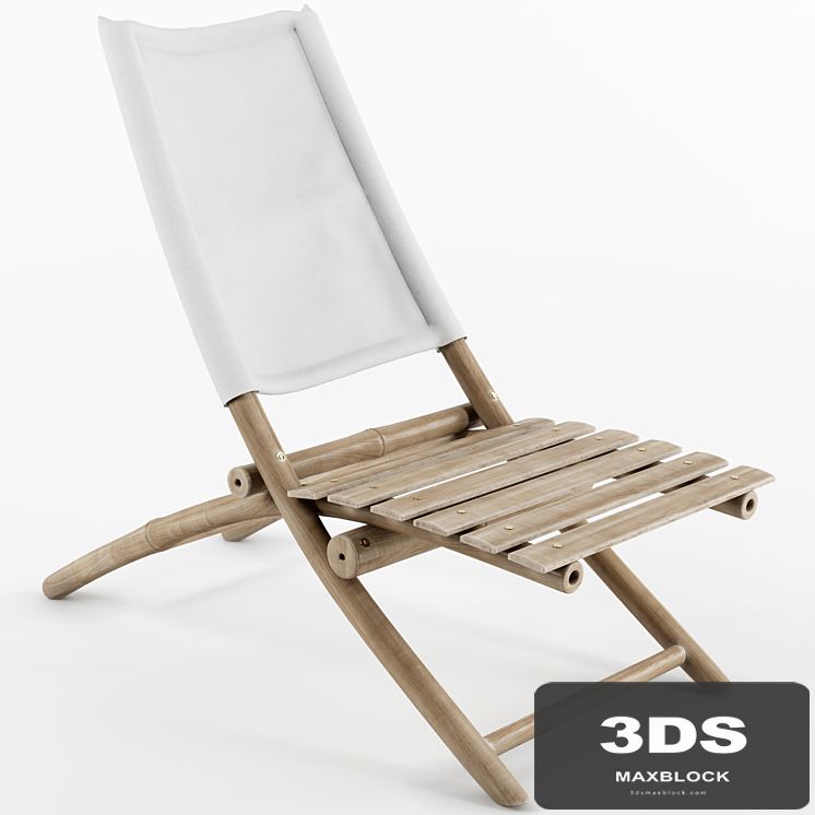 Bamboo beach chair
