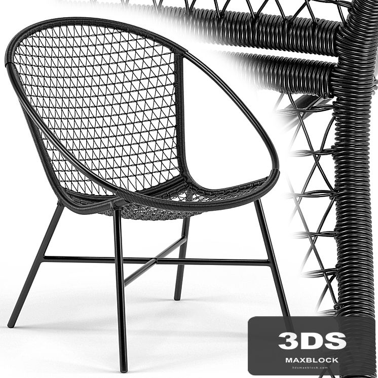 Sala Graphite Lounge Chair