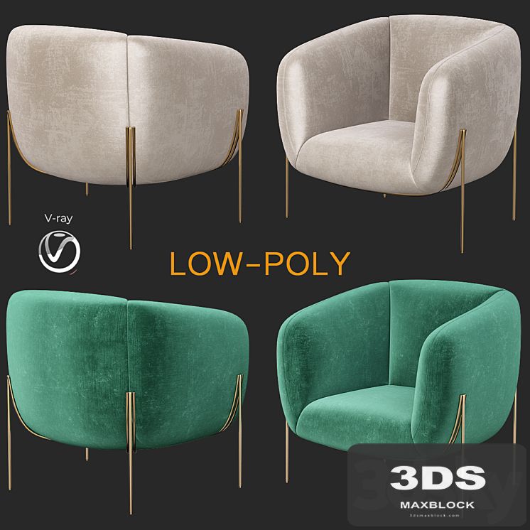Saba Italia Geo Armchair