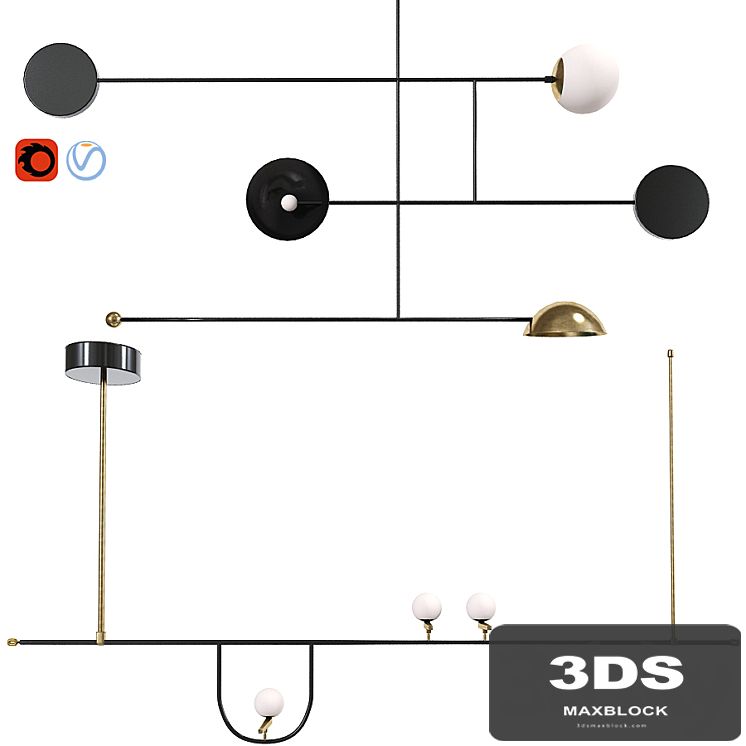 Ceiling Light Set 31