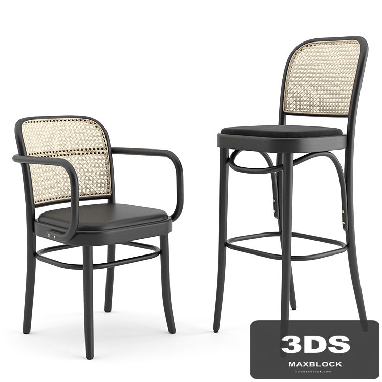 N. 811 Hocker by THONET VIENNA