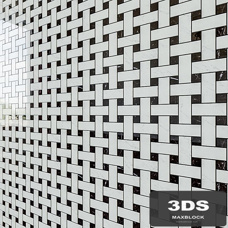 ATLAS CONCORDE MARVEL STONE Basketweave Cold Lappato