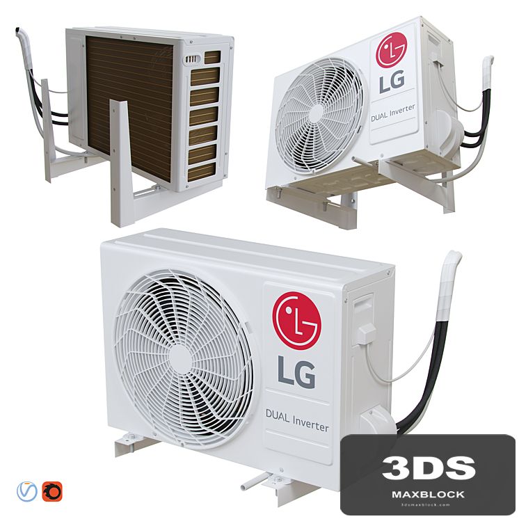 LG - P12SP (external air conditioning unit)