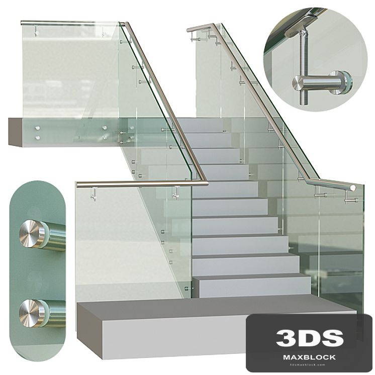 Spotted glass railing 5