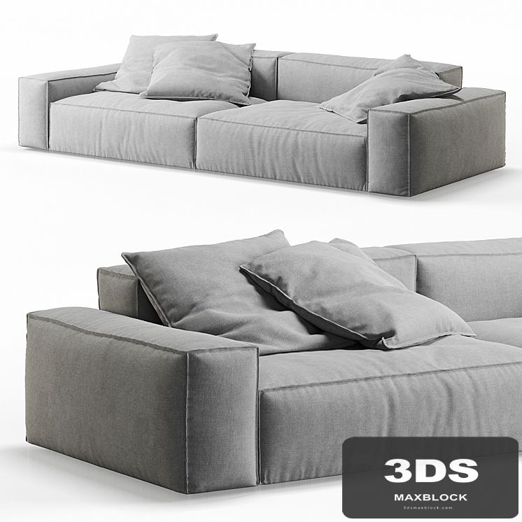 NeoWall 2 Seat Sofa by Living Divani