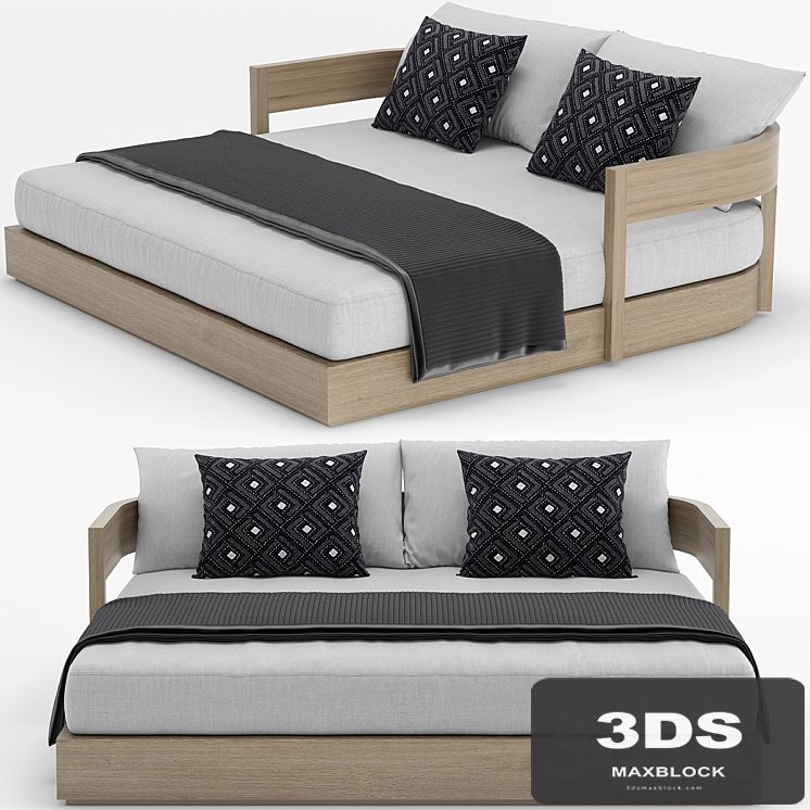 RH Outdoor Baimain day bed