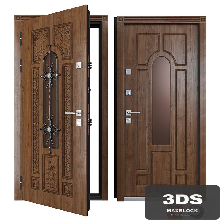 Entrance metal door of Vezha 4 3d (Your Frame)