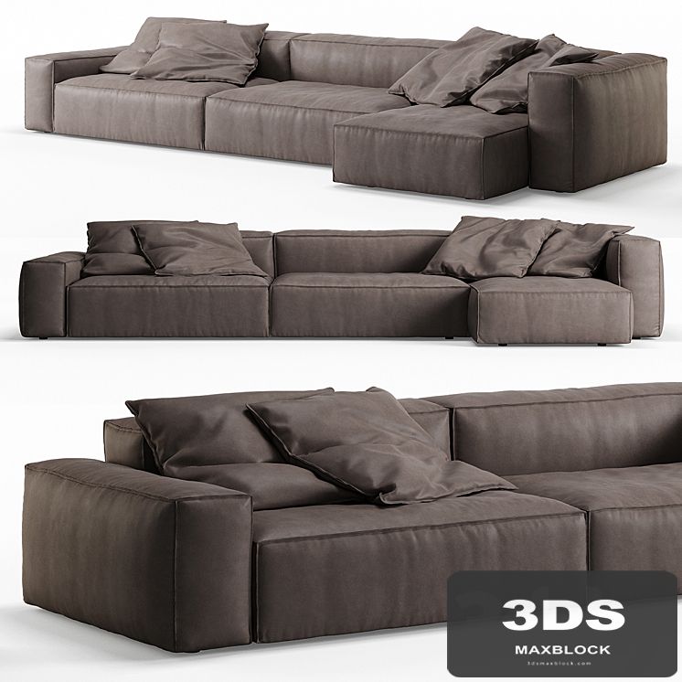 NeoWall Leather Corner Sofa by Living Divani