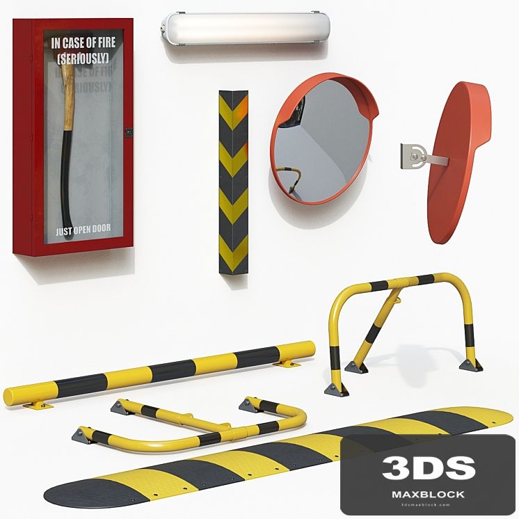 Parking equipment set