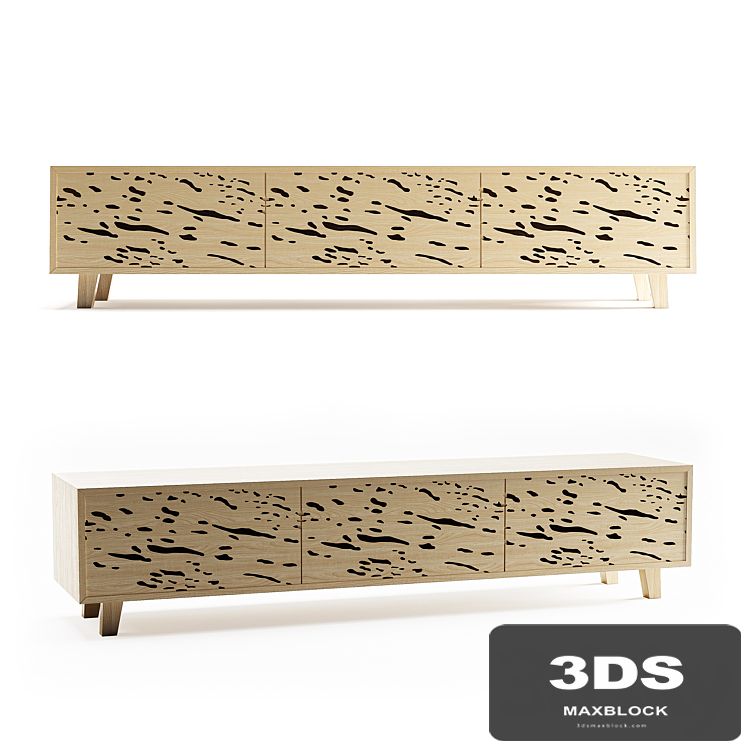 TV rack Archpole NATURALE