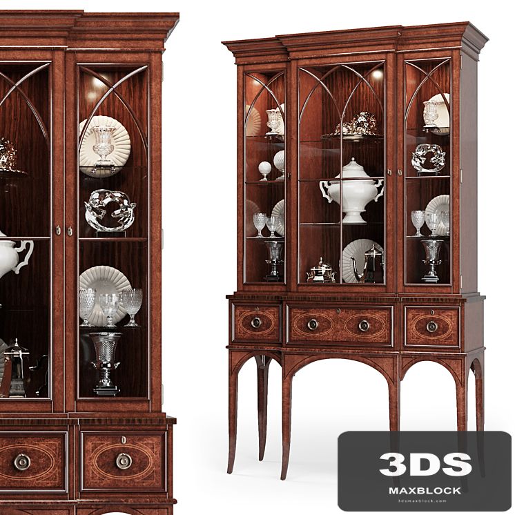 Century - Wellington Court Breakfront Display Cabinet 30H-423