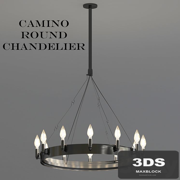 Camino round chandelier