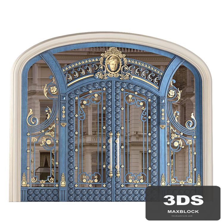 Entrance classic door. Entrance classic door