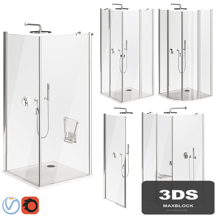 Ravak Chrome Shower Cabin