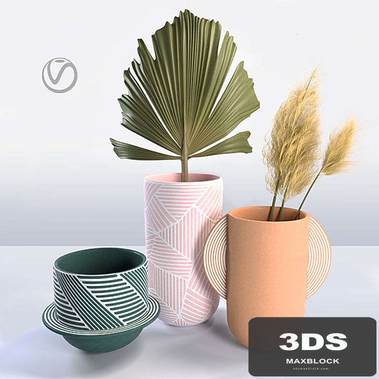 Anthropologie vase set