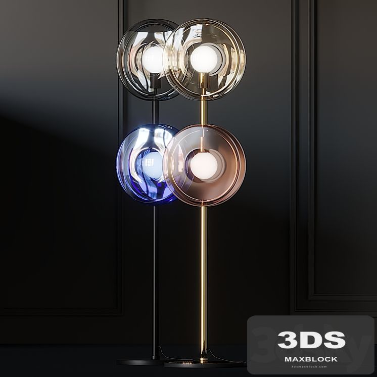 BOMMA ORBITAL Crystal Floor lamps