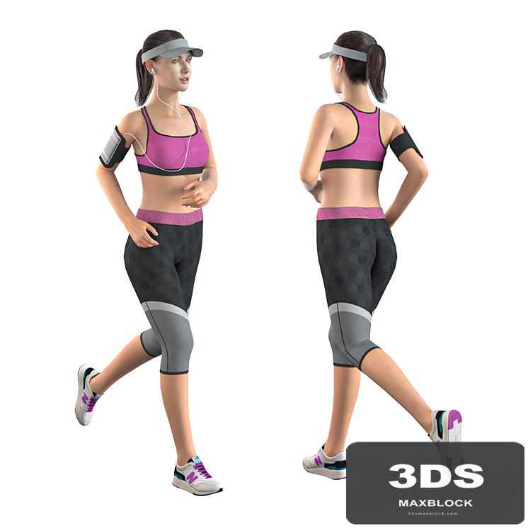 Jogging girl