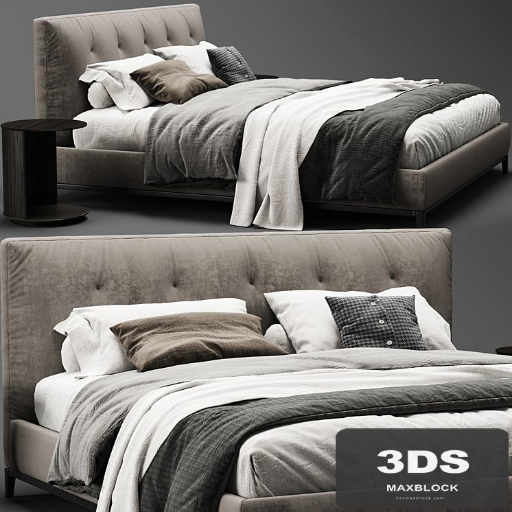 Minotti andersen quilt bed