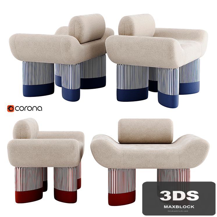 Smile Chair by Giancarlo Valle