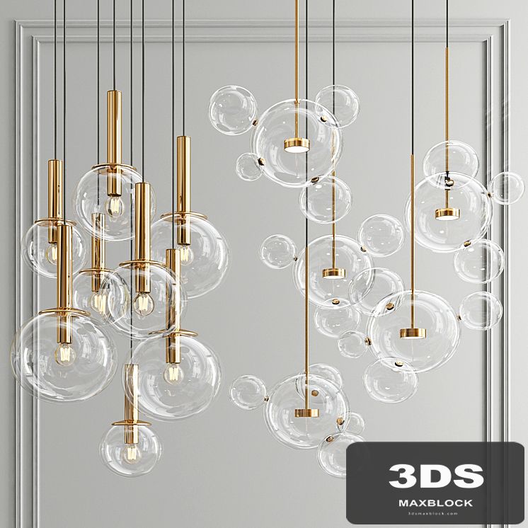 Sonneman & Giopato Bolle Chandelier