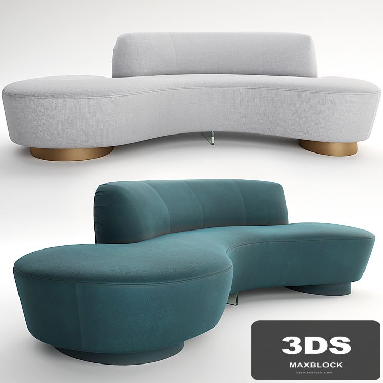 Vladimir kagan shorty sofa