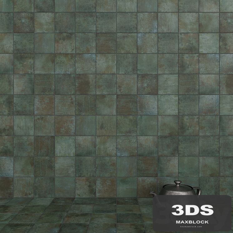 ZYX by Colorker AMAZONIA EMERALD tile set