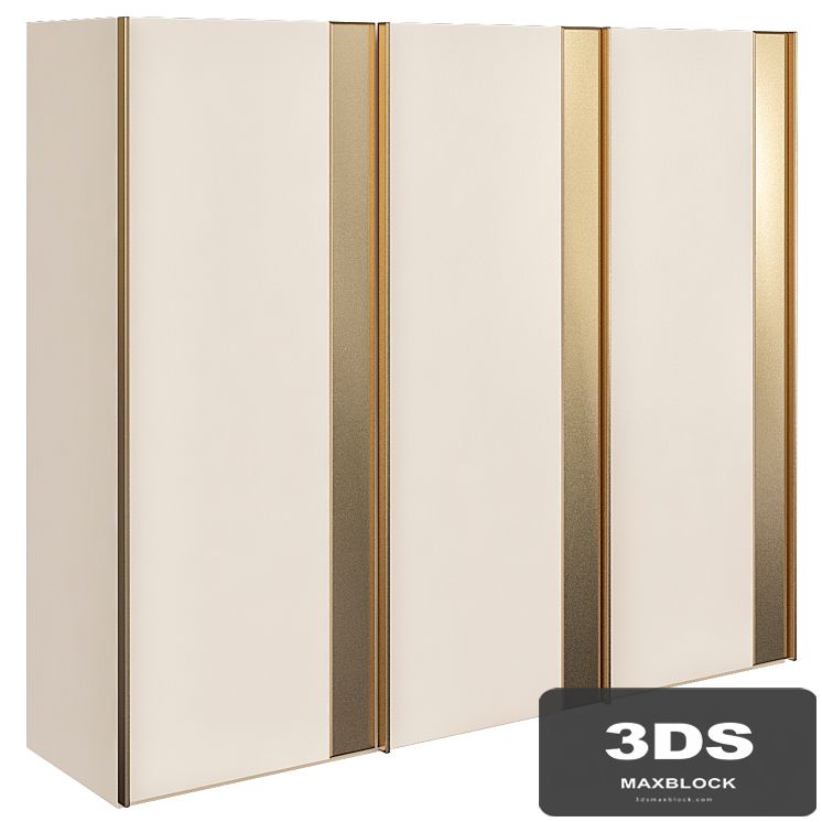 Wooden wardrobe
