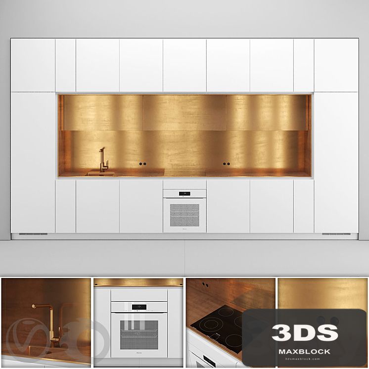 Direct NEL kitchen with brass
