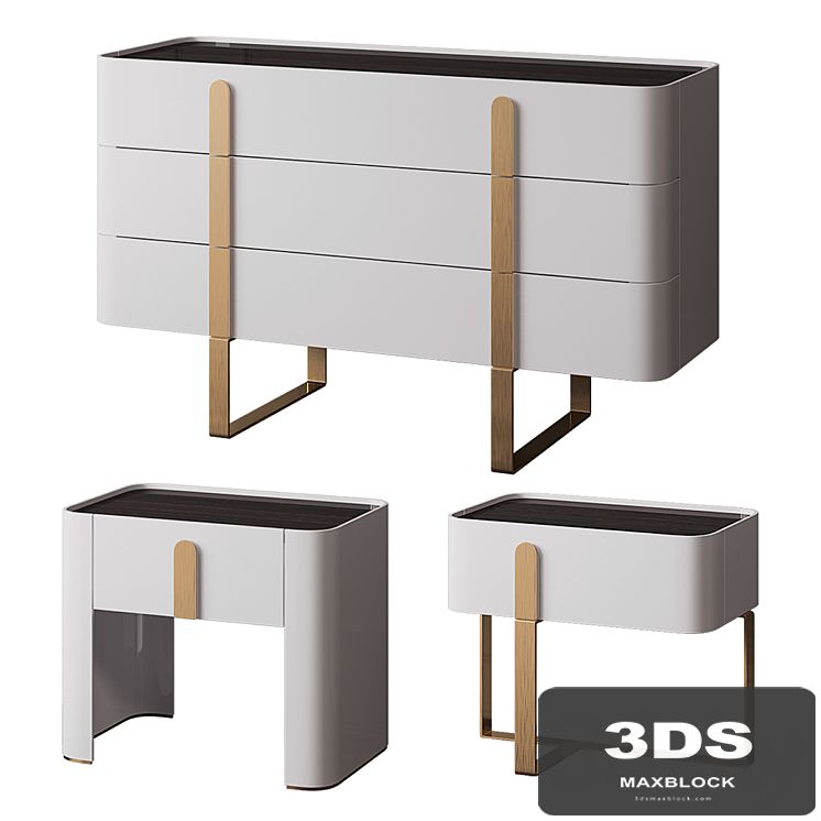 Chest and drawers EDEN by Capital Collections