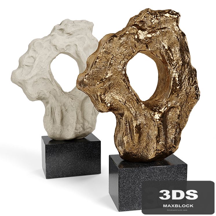 CLIVE BARKER Large Scholar Rock 2016 Bronze Plaster