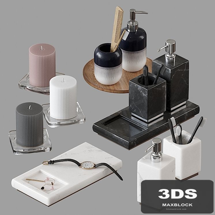 H&M decorative bath set