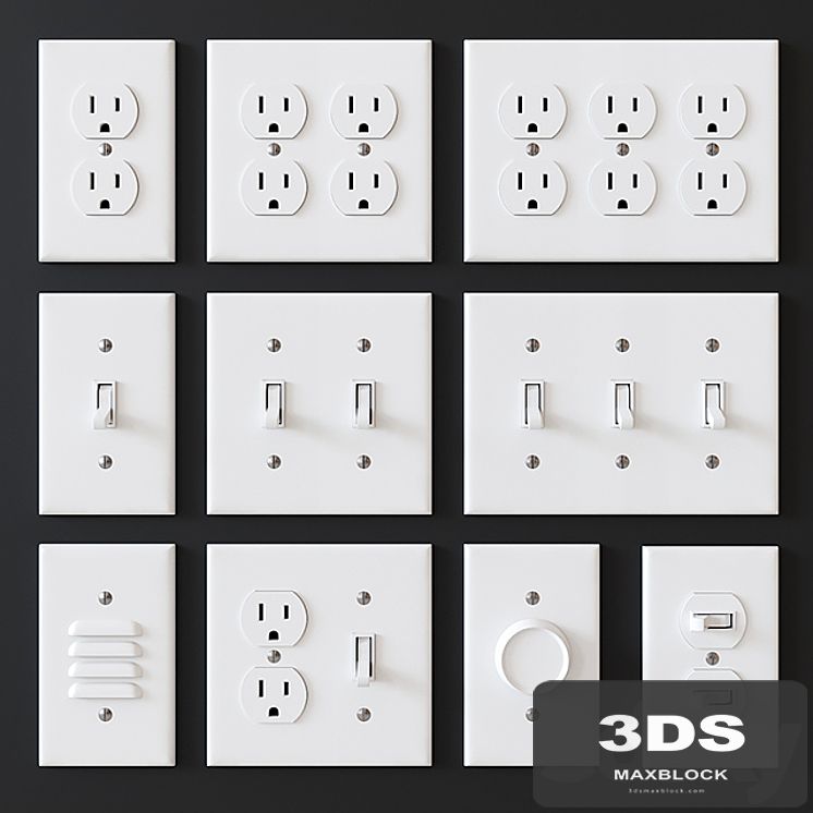 US electrical outlets and switches