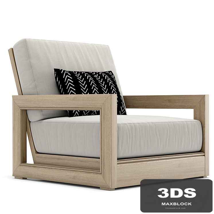 RH Outdoor Costa armchair