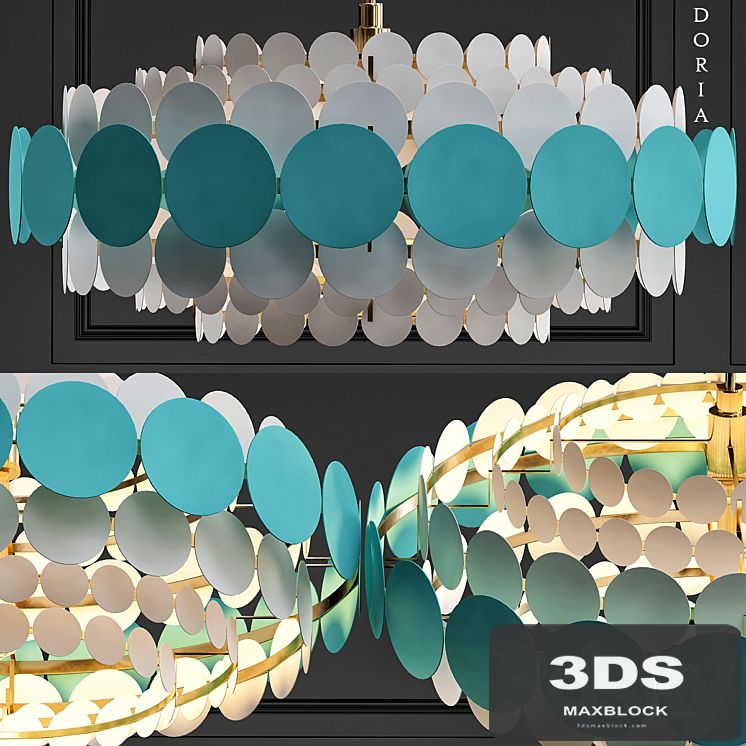 Doria leuchten hanging lamp