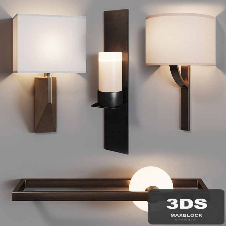 Holly Hunt set SCONCE 6