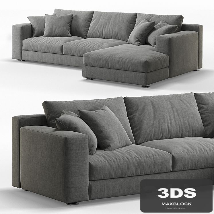 Cts Salotti Roger Corner Sofa